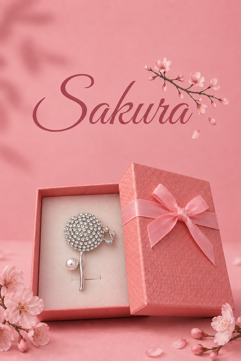 Sakura Gift Flower Silver